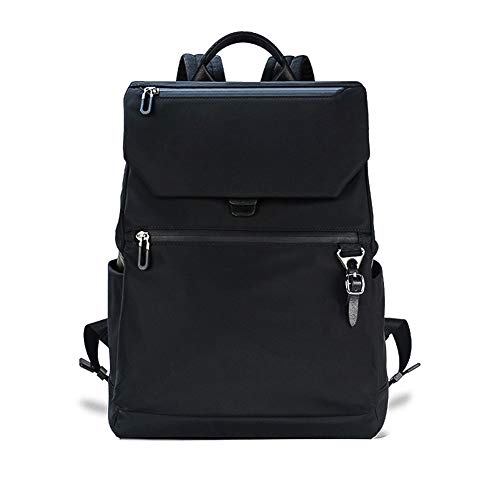 Mochilas Antirrobo Mujer Portatil 14 Pulgadas, Mochila Impermeable Casual con Puerto de Carga USB para Hombre, Negro