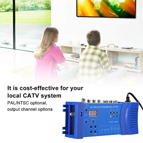Modulador Digital RF HDMI, modulador portátil de Doble Banda VHF/UHF, convertidor portátil estándar PAL/NTSC, modulador AV múltiple Opcional para TV, PC, DVD