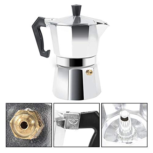 Moka Express Coffee Maker, italiana Moka Coffee Maker 3/6/9/12 Tazas Moka Coffee Pot para cocina, oficina, hogar.(600ml)