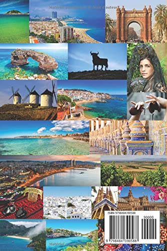 Mon carnet de voyage je pars en Espagne: Carnet de voyager à remplir. L'Espagne est dans le top 5 des pays les plus visités et pour cause ! L'Espagne, ... - 117 pages - Version noir et blanc - 6X9