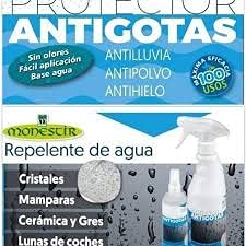 MONESTIR Protector ANTIGOTAS Repelente de Agua Cristales, mamparas, Espejos (500 ML)