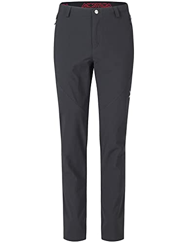 MONTURA pinzolo - Pantalones largos para hombre, modelo MPLM30X 91, color pizarra, ideales para senderismo, senderismo y actividades al aire libre de invierno, Negro , XL