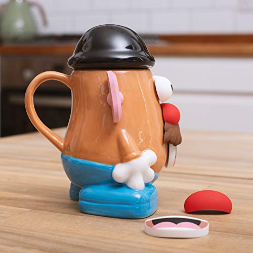 Mr Potato Head - Taza con diseño de cabeza de patata (cerámica), diseño de personaje 3D