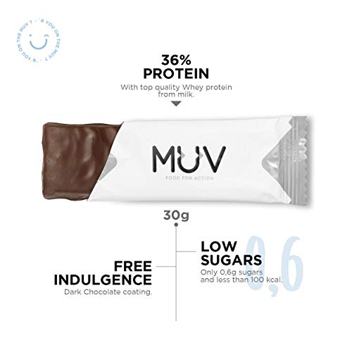 MUV - Low Sugar Protein Bar Choco Caramel Flavour 12 x 30g