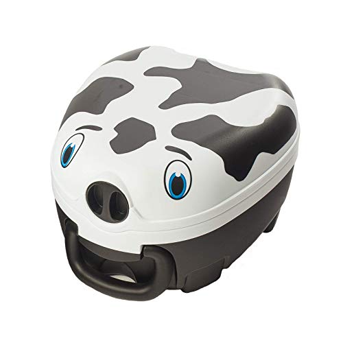 My Carry Potty - Vaca, galardonado asiento de inodoro portátil para bebés, niños y niñas para llevar a cualquier lugar
