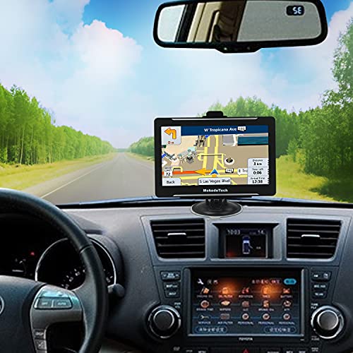 Navegación GPS para Coche, 7 Pulgadas, visualización capacitiva HD GPS, Sistema de navegación con mapas de por Vida, función de transmisión de Voz de 8 GB, Alerta de conducción