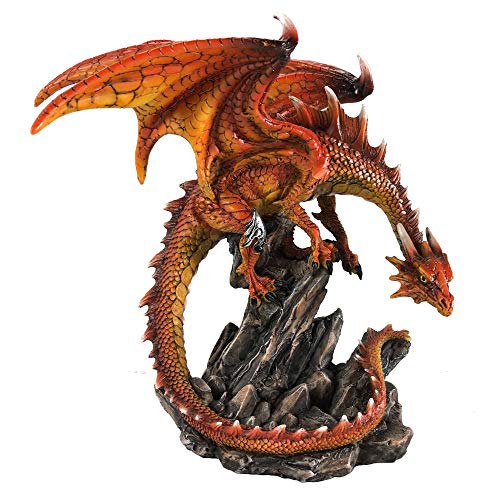 Nemesis Now Mikan Burnt - Figura de dragón Naranja (poliresina, Talla única)