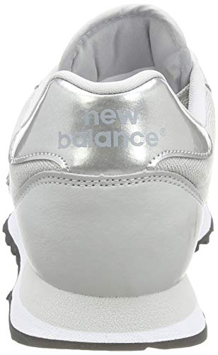 New Balance 500 Glitter Pack, Zapatillas para Mujer, Aluminio Ligero, 42.5 EU