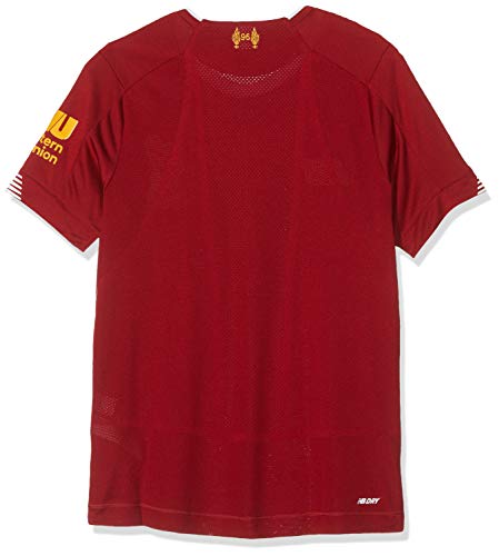 New Balance - Camiseta para niños (2019/20, Unisex niños, S/s Top, JT930000, Rojo, S