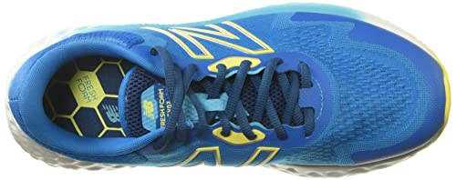 New Balance MEVOZV1 Zapatillas para Correr, Azul (Blue/Yellow), 44.5 EU