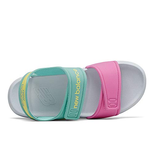 New Balance Sport Sandal, Sandalias Deportivas, Turquoise/Pink, 29 EU