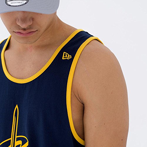 New Era NBA Team App Pop Logo Clecav Camiseta sin Mangas, Unisex Adulto, Azul (nvy), 2XL