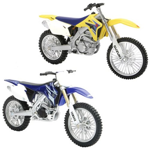 New Ray - 67223 - Vehículo en Miniatura - Moto Dirt Bike + Race