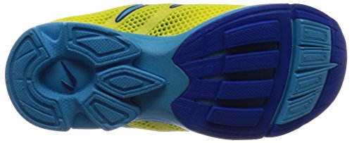 Newton Running Distance Elite, Zapatillas de Running Niñas, Amarillo neón Amarillo Azul 001, 35.5 EU