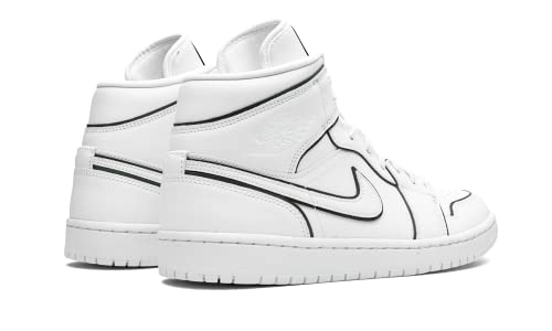 Nike Air Jordan 1 Mid SE, Zapatillas de bsquetbol Mujer, Blanco, 43 EU