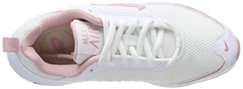 Nike Air MAX Ap, Zapatillas para Correr Mujer, Blanco y Rosa, 36.5 EU