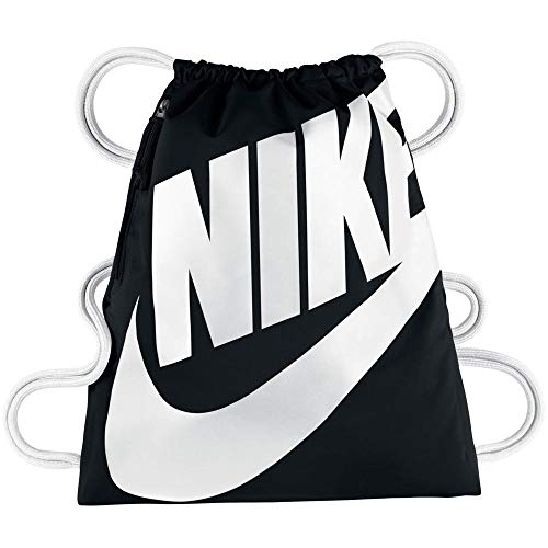 Nike BA5351, Mochila Unisex, Multicolor (blanco / negro), Talla Única (13l)