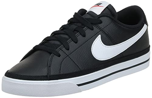 Nike Court Legacy, Zapatos de Tenis Hombre, Black White Gum Light Brown, 43 EU