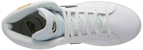 Nike Court Royale 2 Mid, Sneaker Hombre, White/Black-White Onyx, 44 EU