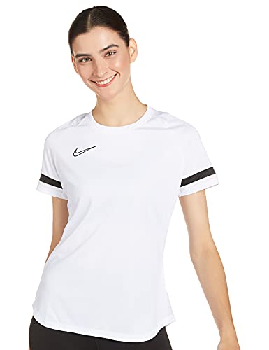 NIKE CV2627 W NK Dry ACD21 Top SS T-Shirt Women's White/Black/Black/Black L