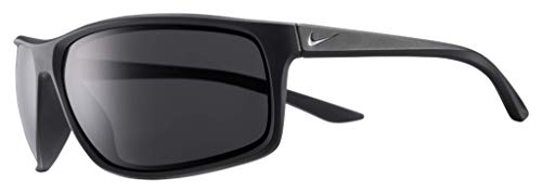 NIKE EV1112-001 Injected Sunglasses Matte Black/Anthracite/Dk Grey, Estándar, 66 Unisex Adulto