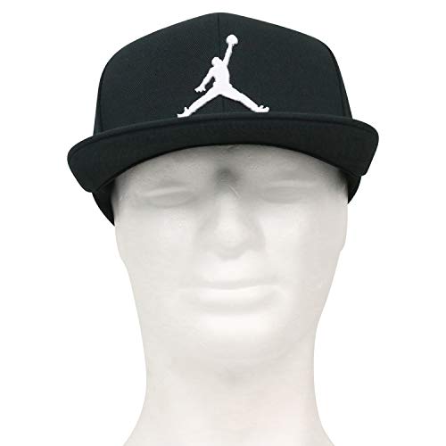 Nike Jordan Pro Jumpman Snapback Gorra, Unisex Adulto, Negro (Black/White), Talla Única