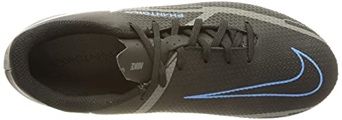 Nike Jr. Phantom GT2 Academy FG/MG, Soccer Shoe, Black/Black-Iron Grey, 33.5 EU
