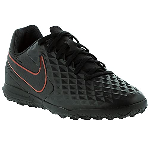Nike Legend 8 Club TF, Zapatillas de fútbol Hombre, Black/Dk Smoke Grey-Chile Red, 40 EU