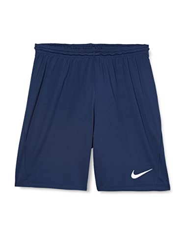 Nike M NK Dry Park III Short Nb K - Pantalones Cortos de Deporte, Hombre, Azul (Midnight Navy/ White), S