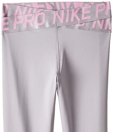 NIKE W NP INTERTWIST 2.0 Tight Pantalones, Mujer, Atmosphere Grey/Pink Rise/Whit, XL