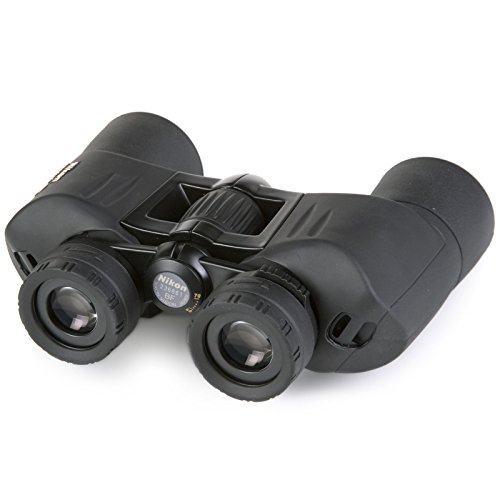 Nikon Action EX 8X40 CF - Prismáticos (8 x 40, Prisma de porro, Amplio Campo de visión, Resistentes al Agua), Color Negro