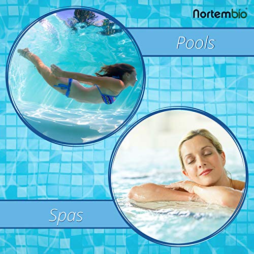 Nortembio Pool pH+ Plus 1,4 Kg, Elevador Natural pH+ para Piscina y SPA. Mejora la Calidad del Agua, Regulador pH, Beneficioso para la Salud.