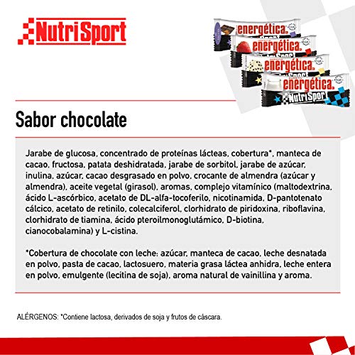 Nutrisport Barrita Energética 24 x 44g Chocolate