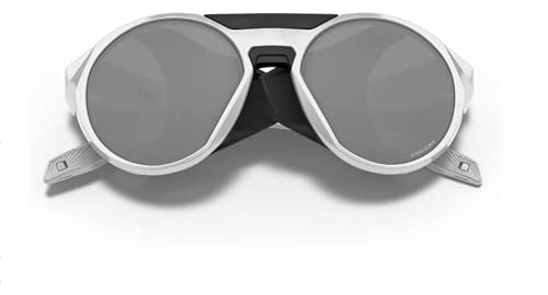 Oakley 0OO9440 Clidfen - Gafas de sol para hombre, edición limitada, montura plateada W Prizm, color negro
