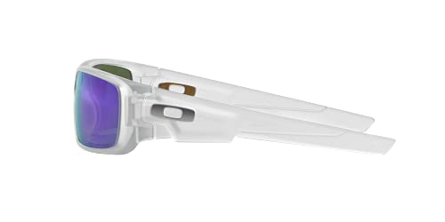 Oakley Crankshaft Sunglasses Violet Iridium Polarized Matte Clear