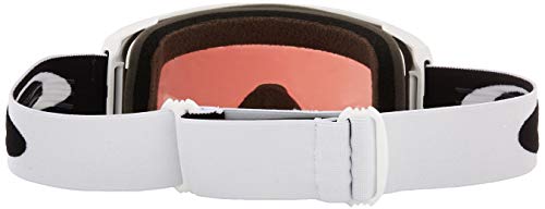 Oakley Line Miner - Gafas de Nieve, Color Blanco Mate, tamaño Mediano, Lentes de iridio Prizm