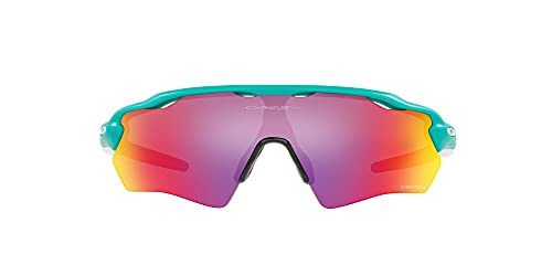 Oakley Youth Kids' OJ9001 Radar EV XS Path Rectangular Sunglasses, Matte Celeste/Prizm Road, 31 mm