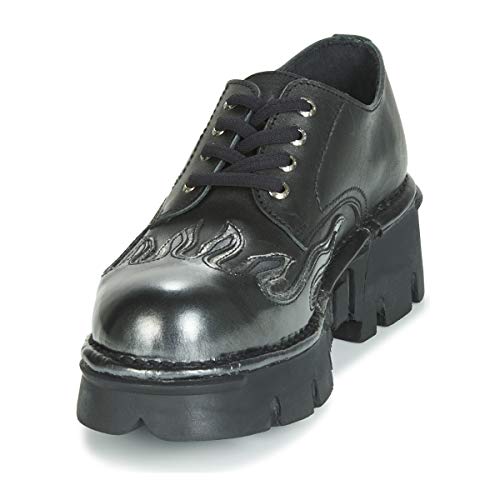 Oferta Zapatos Piel Militar Llamas Unisex NEW ROCK Original M.1553-C3 (43)