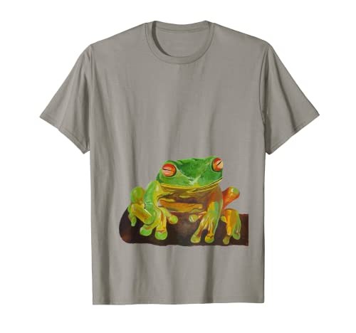 Ojos rojos árbol rana realista ilustraciones Camiseta