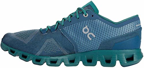 On Running Zapatillas sintéticas Cloud X Textile para hombre, azul (Marea de tormenta), 46.5 EU