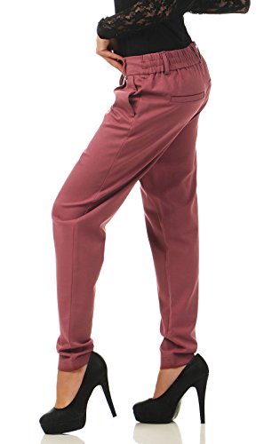 Only Onlpoptrash Easy Colour Pant Pnt Noos, Pantalones para Mujer, Rojo (Wild Ginger), W36/L34 (Talla del fabricante: Small)
