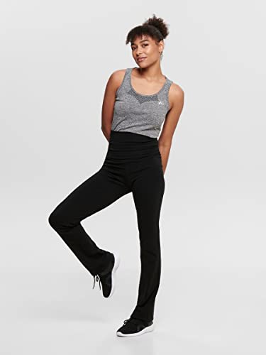 Only Play Lauf Fold Jazz Pants Regular Fit - Pantalones deportivos para mujer, color negro, talla 38 / XS