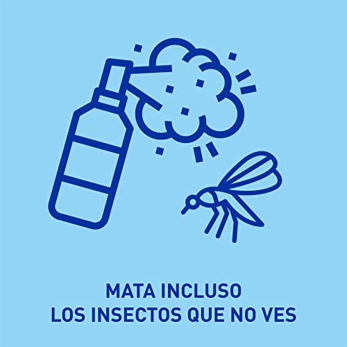 Orion - Insecticida en Aerosol 2en1 Mata y Protege contra Moscas y Mosquitos, Aroma Floral - 600 ml