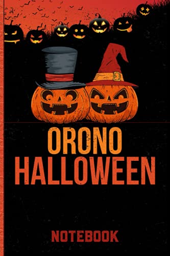 Orono Halloween Notebook: Halloween Gift Idea For Orono citizens Lined Diary Notebook or Journal Vintage Beautiful Cover