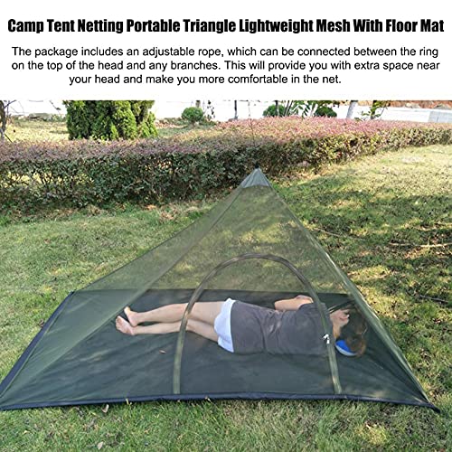 Outdoor Travel Tent Single Travel Tent with Floor Mat, Easy to Store, no Waterproof
