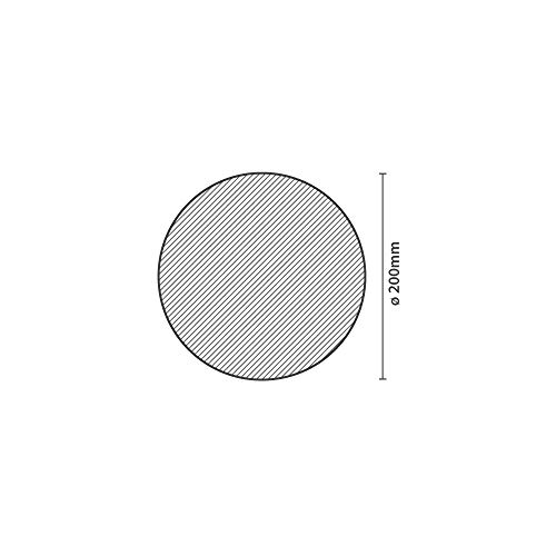 Pack 3x Rosetones Roseton de Techo | Pared Decorativos en Poliestireno Poliespan con acabado blanco"R18" + 1 Adhesivo 300ml) :: HOMESTAR®