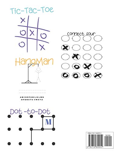Paper & Pencil Games: Paper & Pencil Games: 2 Player Activity Book | Tic-Tac-Toe, Dots and Boxes | Noughts And Crosses (X and O) | Hangman | Connect Four-- Fun Activities for Family Time