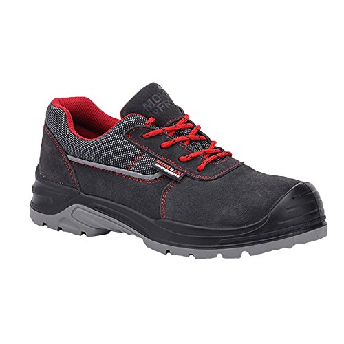 Paredes BETA GRIS PAREDES SM5061-GR/41 - Zapato seguridad gris. Puntera + plantilla Compact No metálica. Modelo BETA GRIS. Categoría S1P SRC - Talla 41