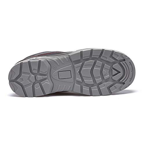 Paredes BETA GRIS PAREDES SM5061-GR/42 - Zapato seguridad gris. Puntera + plantilla Compact No metálica. Modelo BETA GRIS. Categoría S1P SRC - Talla 42