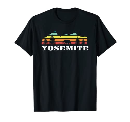 Parque Nacional Yosemite Retro Half Dome Camp El Capitan Climb Camiseta